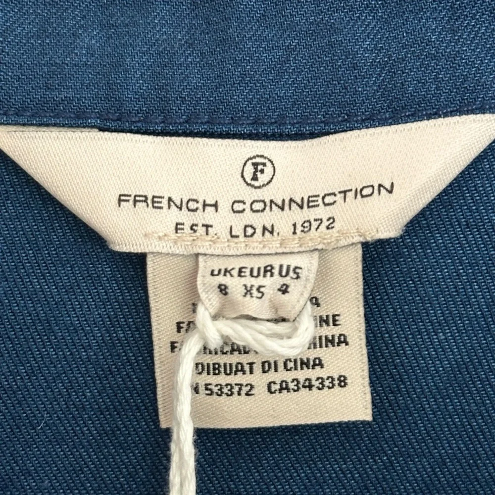 French Connection Navy Midi Dress - Picture 5 of 7